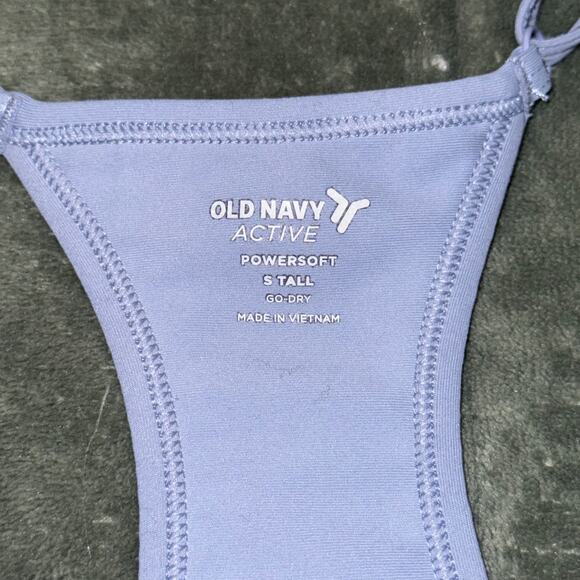 Old Navy Active PowerSoft Racerback Tank Dress Women's Small Light Blue Casual - Picture 6 of 7